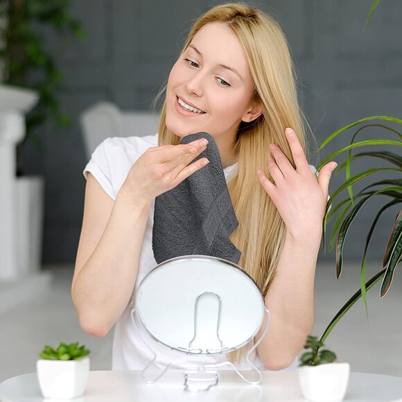 12 Pack Premium Wash Cloths Set, 12 by 12 Inches, 100% Cotton Ring Spun, Highly - Picture 9 of 9